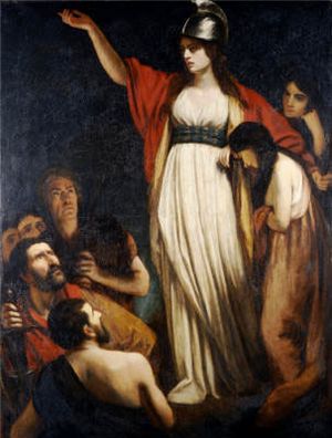 Opie's painting of Boudica