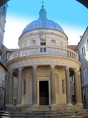 Roma Gianicolo Tempietto del Bramante