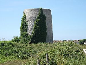 Ruined windmill near Weston