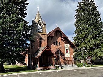 Saint Charles Of The Valley Catholic Church And Rectory NRHP 82000321 Blaine County, ID.jpg