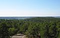 Telegrafberget, Tyresö, view towards Stockholm, 2003-07-18