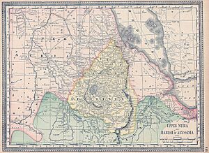 UpperNubiaAndAbyssinia1891map