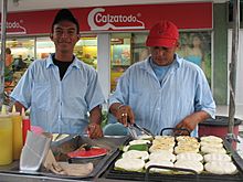 Barranquilla arepas asadas