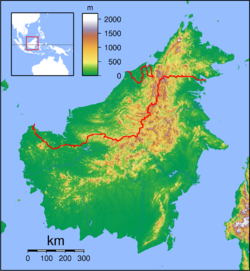 Kundong is located in Borneo