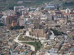 Aerial view of Villena