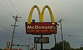 Fry Kid Perched on McDonald's Sign