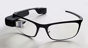 Google Glass with frame