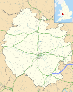 Hereford is located in Herefordshire