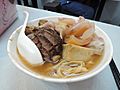 Local cart noodles soup in Hong Kong