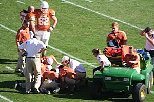 Lone Star Showdown 2006 Colt McCoy injured