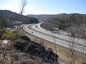 Exit 15 (Montcalm) on Interstate 89