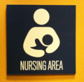 Nursing area sign