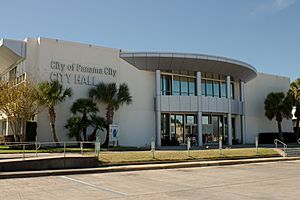 Top: Panama City's Old city hall in November 2013, prior to Hurricane Michael.