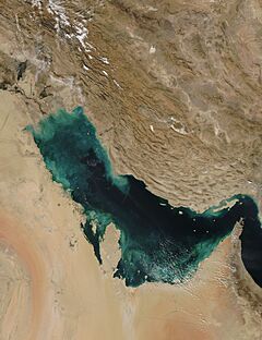 PersianGulf vue satellite du golfe persique