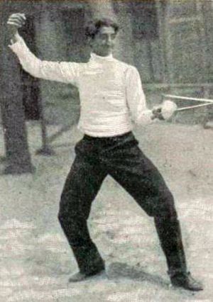 Ramon Fonst, champion olympique à l'épée aux JO de Paris 1900