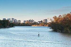 Regina skyline from Wascana Park