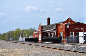 StrongCity ATSF depot