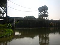 Tensas River vertical lift bridge, Clayton, LA