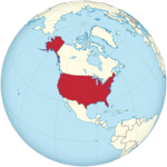 United States on the globe (North America centered).svg