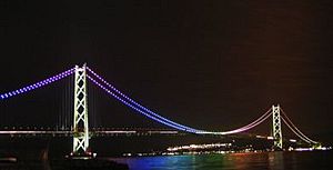 Akashi-kaikyo bridge night shot small