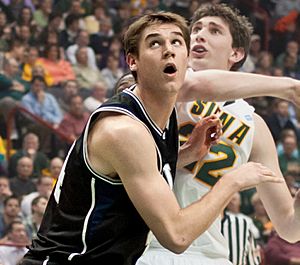 Andrew Smith - Siena vs. Butler - November 23, 2010-closup