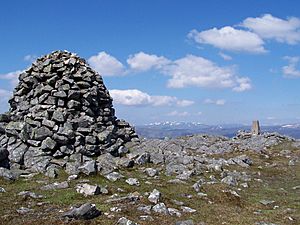 Beinn a Chuallaich summit cairn