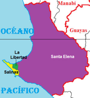 Cantons of Santa Elena Province