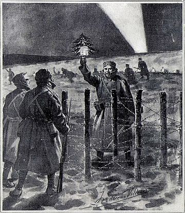 Christmas Truce by Frederic Villiers