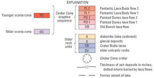 Cinder Cone Lassen geologic map-explanation.png