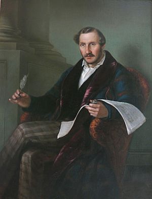 Gaetano Donizetti (portrait by Giuseppe Rillosi)