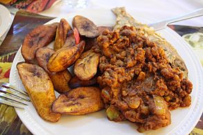 Ghanaian Red-Red with Fish