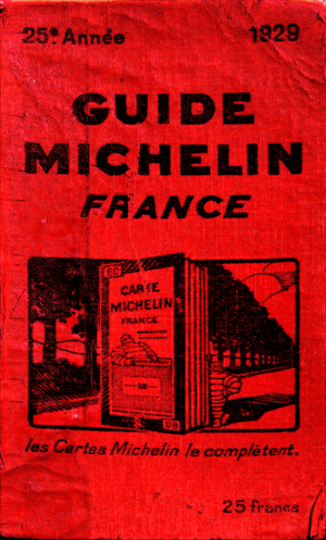 Guide michelin 1929 couverture 2