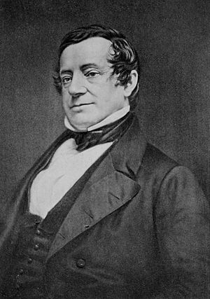 Daguerreotype of Washington Irving(modern copy by Mathew Brady,original by John Plumbe)