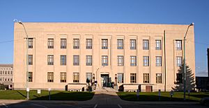 Howard County courthouse in Kokomo, Indiana