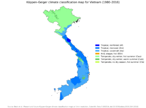 Koppen-Geiger Map VNM present