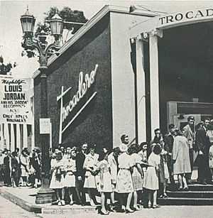 Louis Jordan concert Trocadero