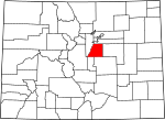 State map highlighting Douglas County