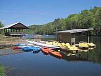 Rental boats on Lake Trahlyta