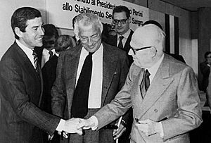 Sandro Pertini e Gianni Agnelli