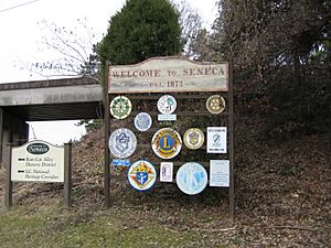 Seneca SC welcome sign