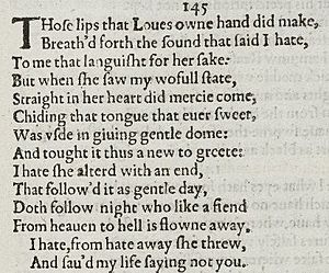 Sonnet 145 1609