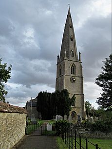 Spire of Olney church