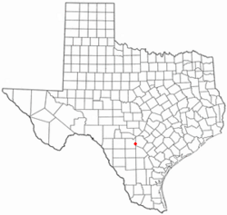 Location of La Coste, Texas