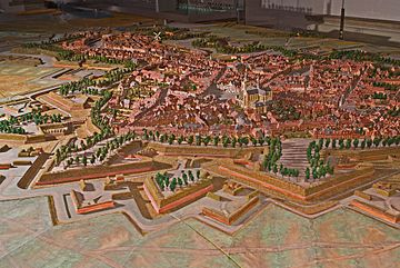 WLANL - mennofokke - Maquette Bergen op Zoom 1747 (Sterkste vesting van de Republiek de Verenigde Nederlanden)