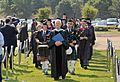 Woodside Priory School graduation procession 2008