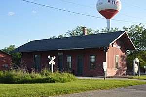 The former CB&Q depot