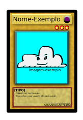 Yu-Gi-Oh! Card Example