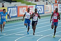 100 m semifinals Barcelone 2010