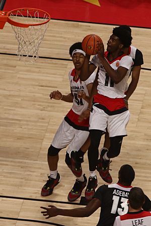 20160330 MCDAAG Josh Jackson at the rim