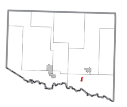 Location within Iron County